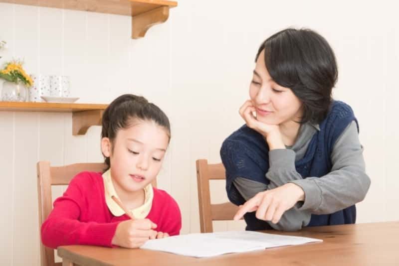 学習する子供